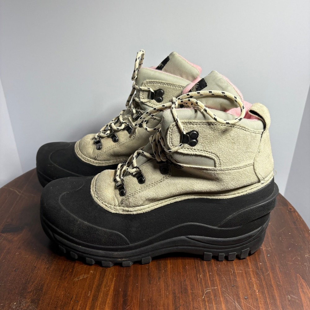 Itasca Boots Womens 11 Tan Granite Snow Hiking Insulated Thermolite Waterproof